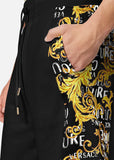 VERSACE JEANS COUTURE SHORTS SPORTIVI LOGO COUTURE